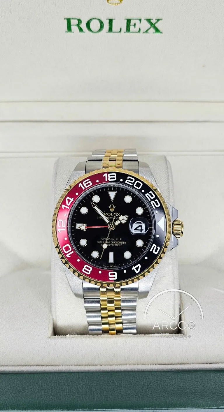 ساعت رولکس جی ام تی مستر ROLEX Gmt-Master II-2R-BB