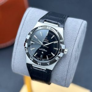 ساعت امگا کانسلیشن مردانه بند چرم اتوماتیک OMEGA C2