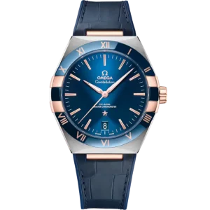 ساعت امگا کانسلیشن مردانه بند چرم اتوماتیک OMEGA C4