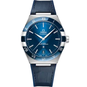 ساعت امگا کانسلیشن مردانه بند چرم اتوماتیک OMEGA C5