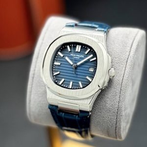 ساعت پتک فیلیپ ناتیلوس اتومات بند چرم PATEK PHILIPPE Nautilus S-BL2