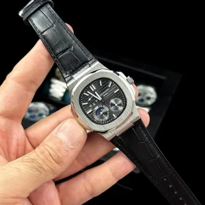 ساعت پتک فیلیپ پاورگیج بند چرم PATEK PHILIPPE Power Gauge B1